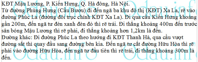 Địa chỉ tòa nhà chung cư 19T3 Kiến Hưng – Q. Hà đông