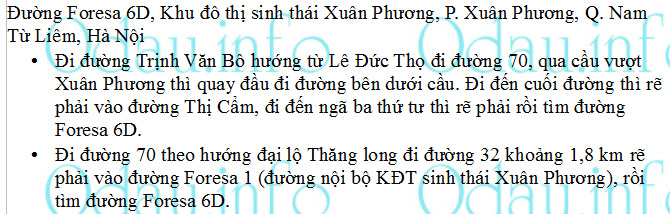 Địa chỉ Trường tiểu học Nam Từ Liêm - P. Xuân Phương