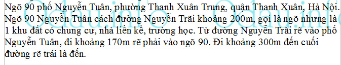 odau.info: Địa chỉ trường cấp 2 Thanh Xuân Trung - P. Thanh Xuân Trung
