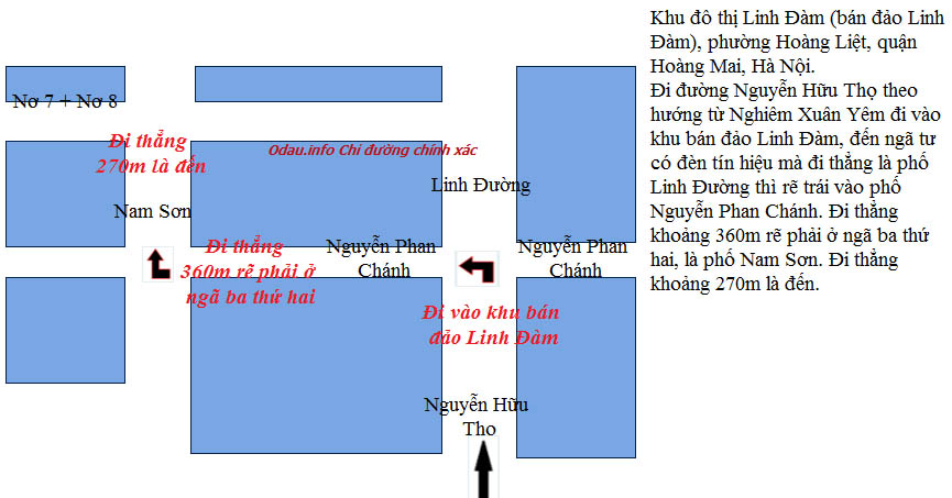odau.info: Địa chỉ tổ hợp nhà chung cư Nơ 7 và Nơ 8 Linh Đàm - P. Hoàng Liệt