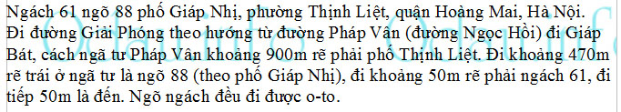 odau.info: Địa chỉ trường cấp 1 Thịnh Liệt (cơ sở 1) - P. Thịnh Liệt