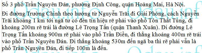odau.info: Địa chỉ tòa nhà chung cư An Bình - KĐT Định Công - P. Định Công