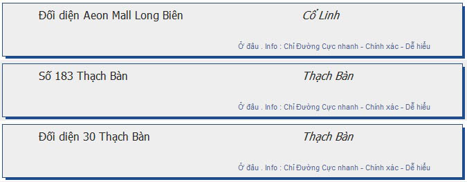 odau.info: lộ trình và tuyến phố đi qua của tuyến bus số 158 ở Hà Nội no14