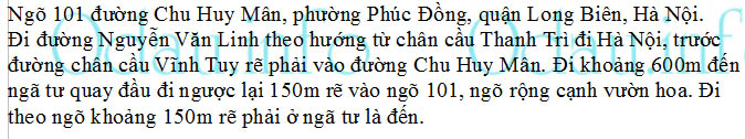 odau.info: Địa chỉ trường cấp 2 Phúc Đồng - P. Phúc Đồng