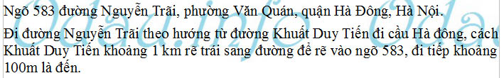 Địa chỉ tòa nhà chung cư CT1 Nàng Hương – Q. Hà đông