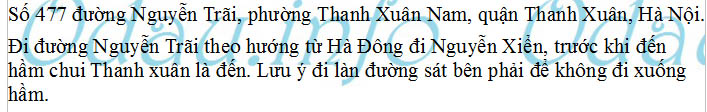 Địa chỉ Học viện KHXH – Q. Thanh Xuân