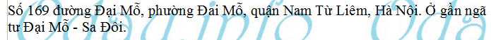 Địa chỉ ubnd phường Đại Mỗ