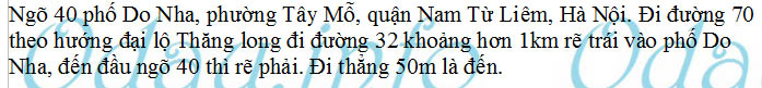 Địa chỉ Trường mẫu giáo Tây Mỗ - P. Tây Mỗ