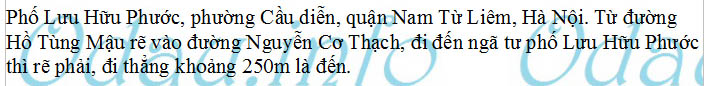 Địa chỉ Trường đại học Việt Nhật - phường Cầu Diễn
