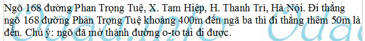 Địa chỉ Trường cấp 2 Tam Hiệp - xã Tam Hiệp