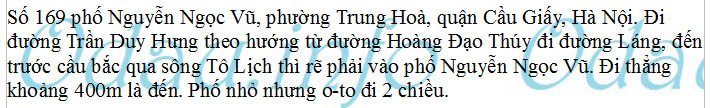 odau.info: Địa chỉ trường cấp 3 Anhxtanh - cơ sở 169 phố Nguyễn Ngọc Vũ - P. Trung Hòa