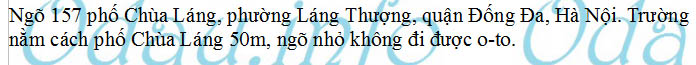 odau.info: Địa chỉ Trường mẫu giáo Láng Thượng - P. Láng Thượng