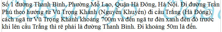 odau.info: Địa chỉ tòa nhà chung cư Tháp Doanh Nhân - P. Mỗ Lao