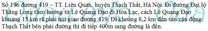 odau.info: Địa chỉ Văn phòng đăng ký đất đai huyện Thạch Thất