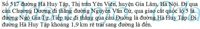 odau.info: Địa chỉ Chi Cục Hải quan Ga đường sắt Quốc tế Yên Viên - thị trấn Yên Viên