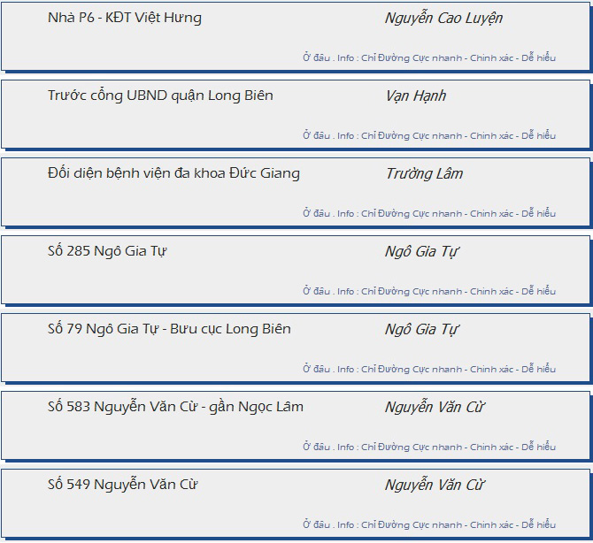 odau.info: lộ trình và tuyến phố đi qua của tuyến bus số 48 ở Hà Nội no08