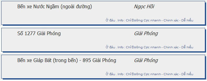 odau.info: lộ trình và tuyến phố đi qua của tuyến bus số 06B ở Hà Nội no08