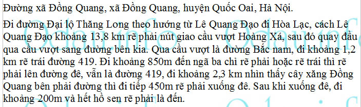 odau.info: Địa chỉ trường cấp 1 Đồng Quang B - xã Đồng Quang