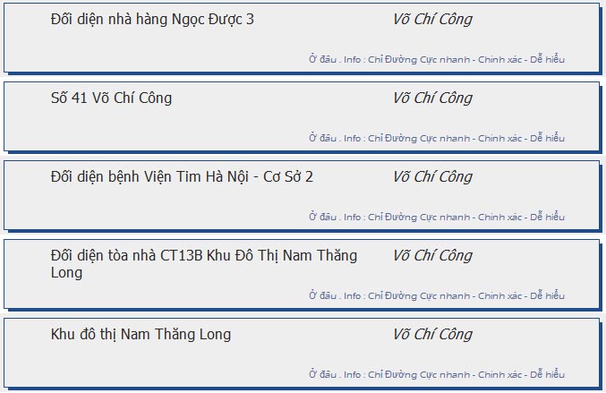odau.info: lộ trình và tuyến phố đi qua của tuyến bus số 96 ở Hà Nội no02