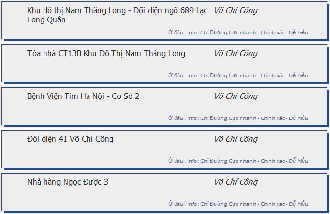 odau.info: lộ trình và tuyến phố đi qua của tuyến bus số 96 ở Hà Nội no16
