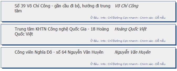 odau.info: lộ trình và tuyến phố đi qua của tuyến bus số 96 ở Hà Nội no17