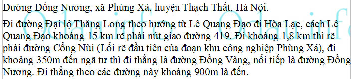 odau.info: Địa chỉ Trường mẫu giáo Phùng Xá – điểm trường Đồng Nương - xã Phùng Xá