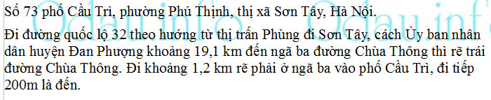 odau.info: Địa chỉ Chùa Trì (Liên Hoa Tự) - P. Phú Thịnh