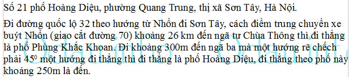 odau.info: Địa chỉ trường cấp 1 Quang Trung - P. Quang Trung
