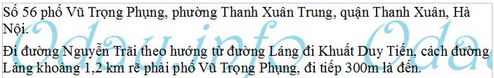 odau.info: Địa chỉ trường cấp 3 Hoàng Mai - P. Thanh Xuân Trung