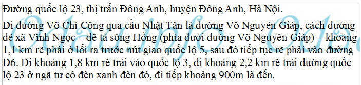 odau.info: Địa chỉ Tòa án huyện Đông Anh