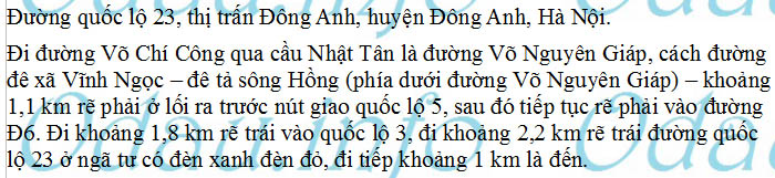 odau.info: Địa chỉ Chi cục thi hành án dân sự huyện Đông Anh