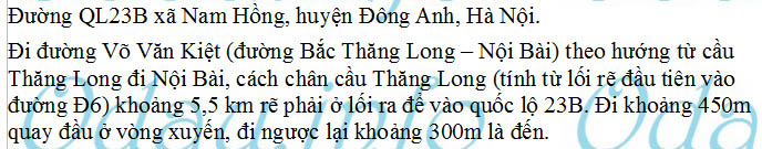 odau.info: Địa chỉ Công an xã Nam Hồng