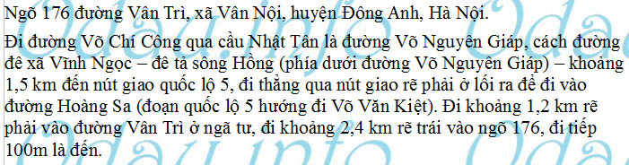 odau.info: Địa chỉ trường cấp 1 Vân Nội - xã Vân Nội