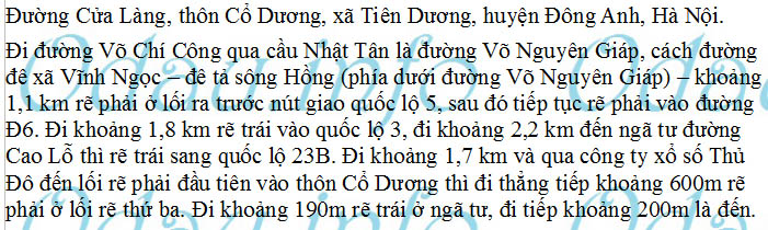 odau.info: Địa chỉ Trường mẫu giáo Time Way - xã Tiên Dương