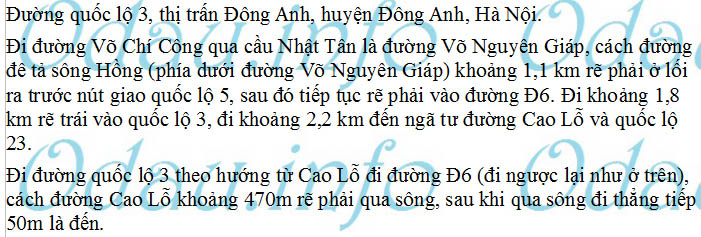 odau.info: Địa chỉ Chi cục thuế huyện Đông Anh