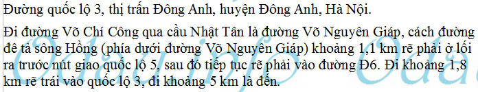 odau.info: Địa chỉ Công an thị trấn Đông Anh