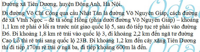 odau.info: Địa chỉ ubnd, Đảng ủy, hdnd xã Tiên Dương