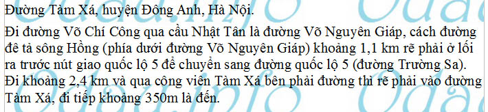 odau.info: Địa chỉ Công an xã Tàm Xá