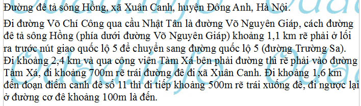 odau.info: Địa chỉ Đình Văn Tinh - xã Xuân Canh