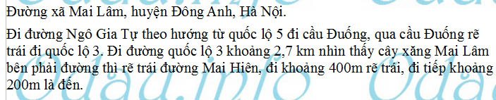 odau.info: Địa chỉ trường cấp 2 Mai Lâm - xã Mai Lâm