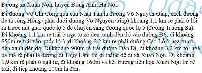 odau.info: Địa chỉ Trường mẫu giáo Xuân Nộn - xã Xuân Nộn