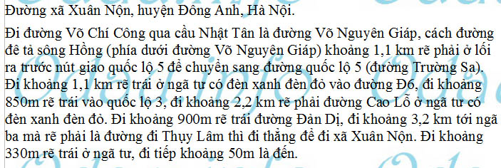 odau.info: Địa chỉ Trường mẫu giáo Xuân Nộn – thôn Lương Quy - xã Xuân Nộn