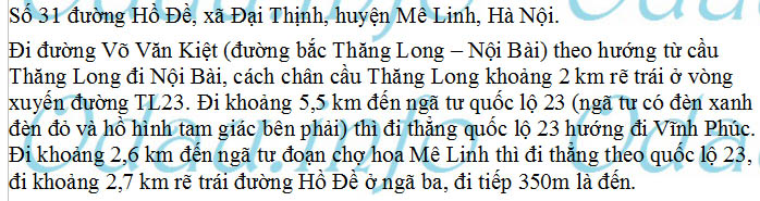 odau.info: Địa chỉ Viện kiểm sát huyện Mê Linh