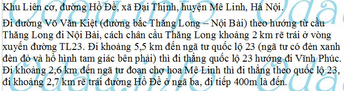 odau.info: Địa chỉ Văn phòng đăng ký đất đai Hà Nội – chi nhánh huyện Mê Linh