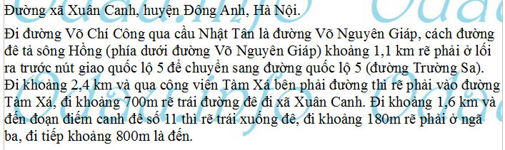 odau.info: Địa chỉ Trường mẫu giáo Xuân Canh - xã Xuân Canh