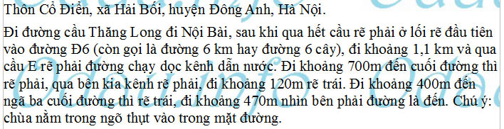 odau.info: Địa chỉ Chùa Khánh Đức - xã Hải Bối