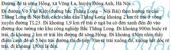 odau.info: Địa chỉ Trường mẫu giáo Võng La – thôn Võng La - xã Võng La