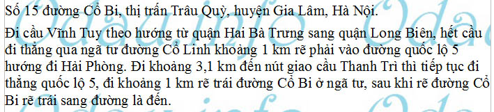 odau.info: Địa chỉ Văn Phòng Công Chứng Gia Lâm - TT. Trâu Quỳ