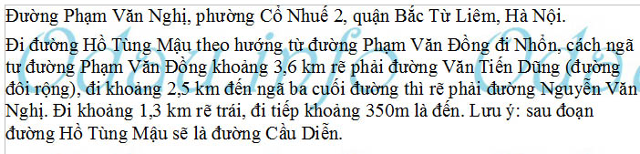 odau.info: Địa chỉ KTT A13 Học viện Cảnh sát nhân dân – phường Cổ Nhuế 2