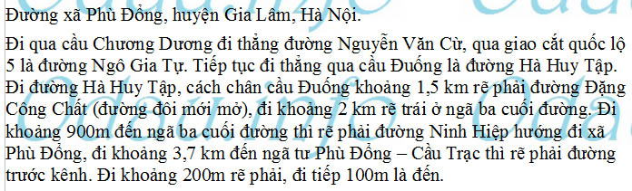 odau.info: Địa chỉ Công an xã Phù Đổng